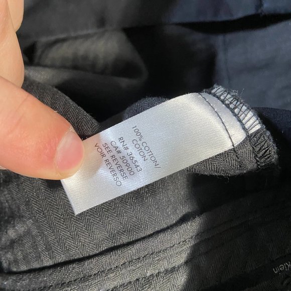 Calvin Klein Black Chino Pants Men's 32 Waist - Picture 7 of 7